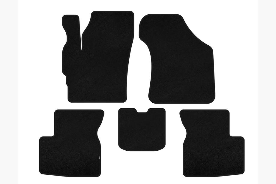 Chery QQ 2003-2022 Textil Fußmatten Classic (Schwarz) Image