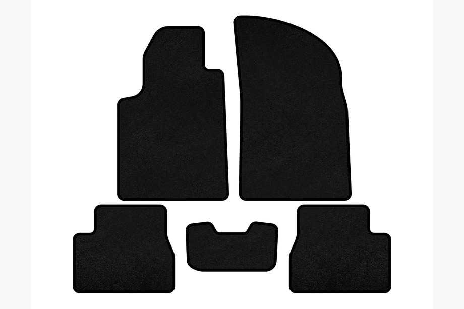 Citroen C-3 2002-2009 Textil Fußmatten Classic (Schwarz) Image