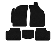 Daewoo Matiz 2009-2015 Textil Fußmatten Classic (Schwarz) Foto 1