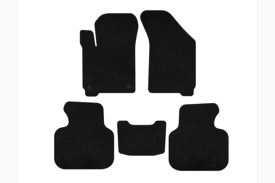 Dodge Journey 2008-2020 Textil Fußmatten Classic (2008-2011, Schwarz) Image