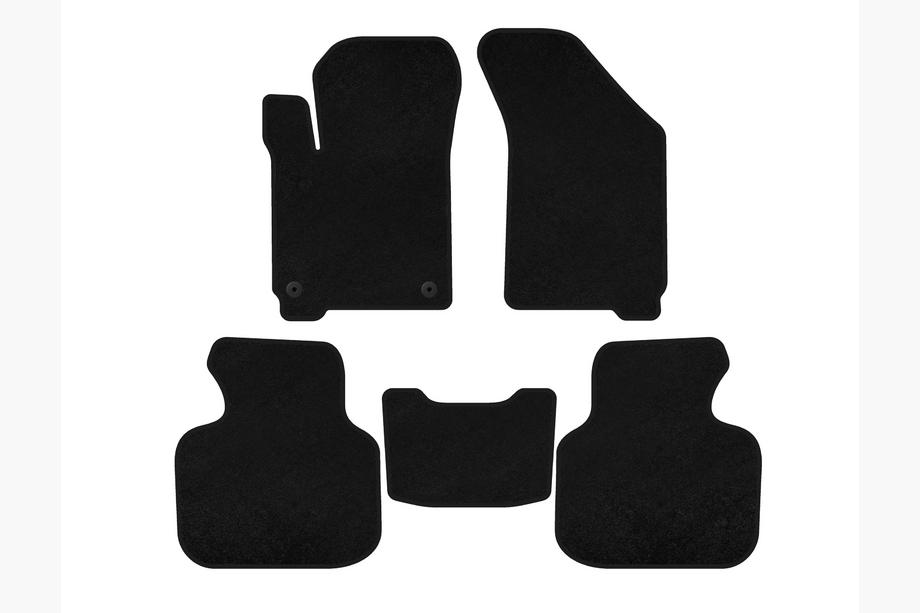 Dodge Journey 2008-2020 Textil Fußmatten Classic (2011-2020, 7-Sitzer, Schwarz) Image