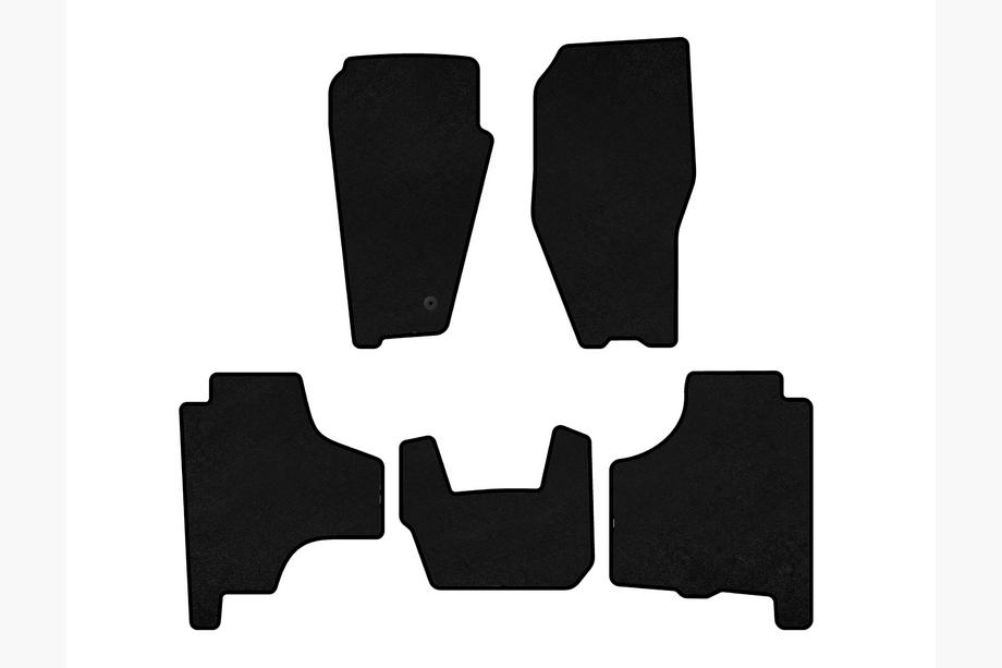 Dodge Nitro 2006-2011 Textil Fußmatten Classic (Schwarz) Image
