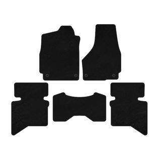 Textil Fußmatten Classic (2009+, 5-Sitzer/Doppelkabine, Schwarz) Dodge RAM (DS/DJ/D2) 2009–2024 Foto 1