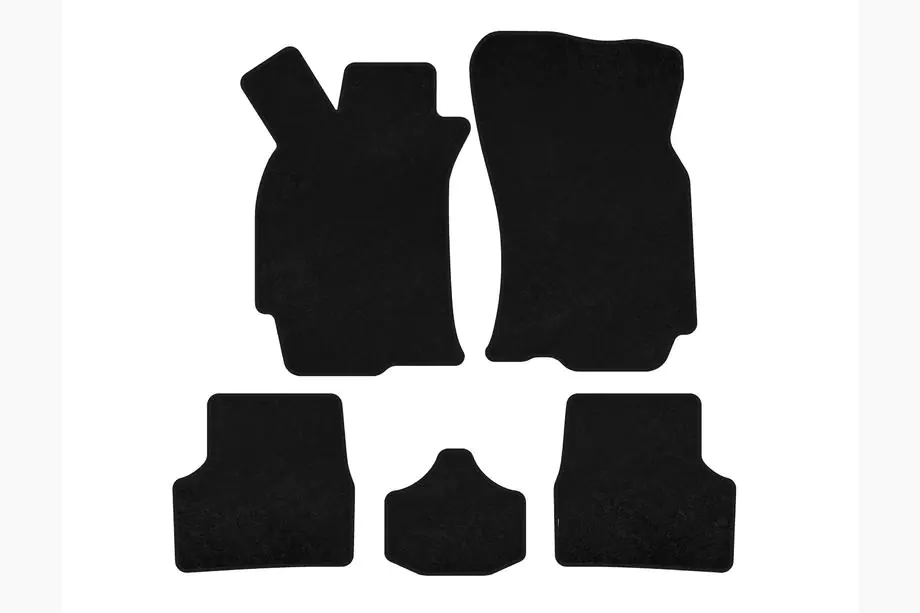 Fiat Albea 2002-2012 Textil-Fußmatten Classic (SD, Schwarz) Image