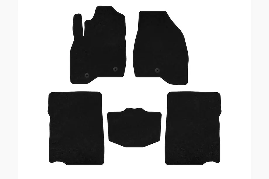 Ford Explorer 2011-2019 Textil Fußmatten Classic (2017-2019, 2. Reihe, 7-Sitzer, Schwarz) Image