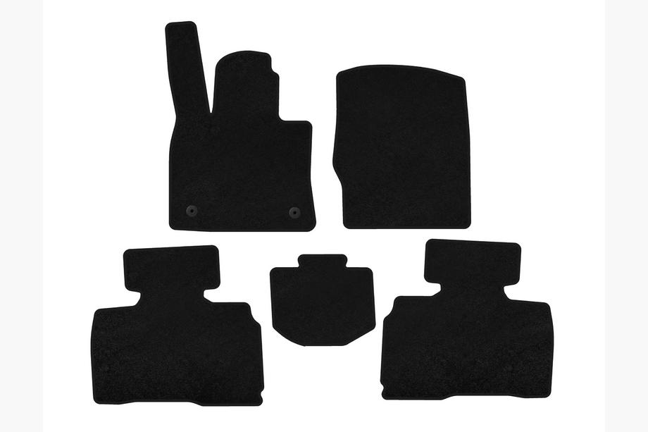 Ford Explorer 2019- Textil Fußmatten Classic (2 Reihen, 7-Sitzer, Schwarz) Image