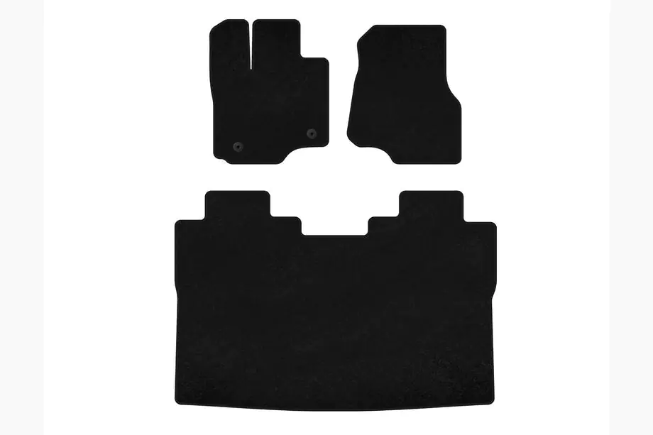 Ford F-150 2014-2021 Textil Fußmatten Classic (Raptor, Schwarz) Foto 1