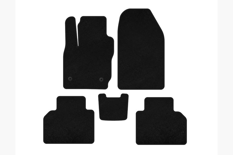 Ford Courier 2014-2023 Textil Fußmatten Classic (Schwarz) Image