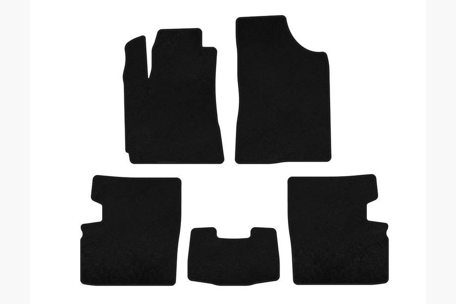Geely Emgrand EC7 2009- Textil Fußmatten Classic (2009-2014, HB, 5-türig, Schwarz) Image