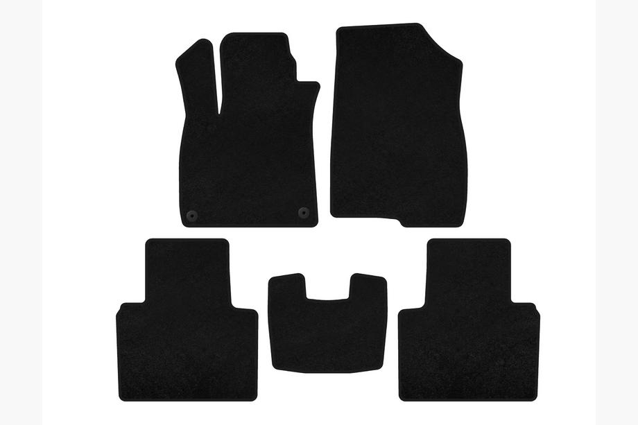 Honda Accord X 2017-2022 Textil-Fußmatten Classic (SD, Schwarz) Image