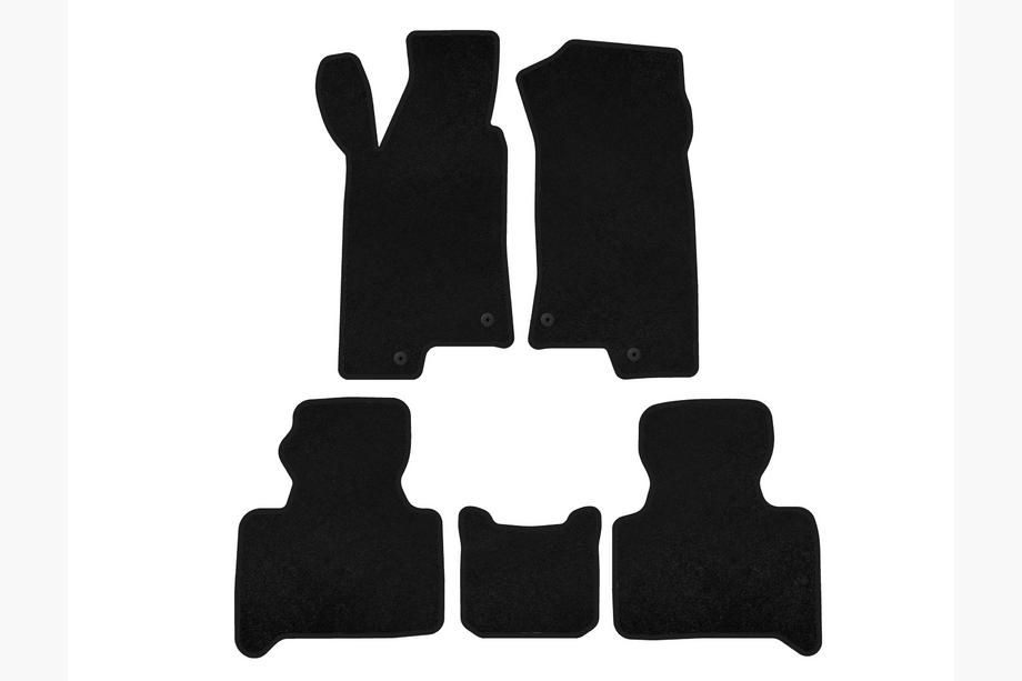 Hummer H3 2005-2010 Textil Fußmatten Classic (Schwarz) Image