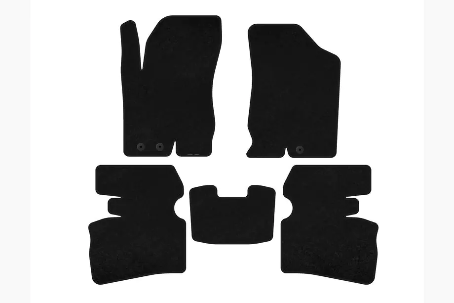 Hyundai I-30 2007-2011 Textil Fußmatten Classic (SW, Schwarz) Image