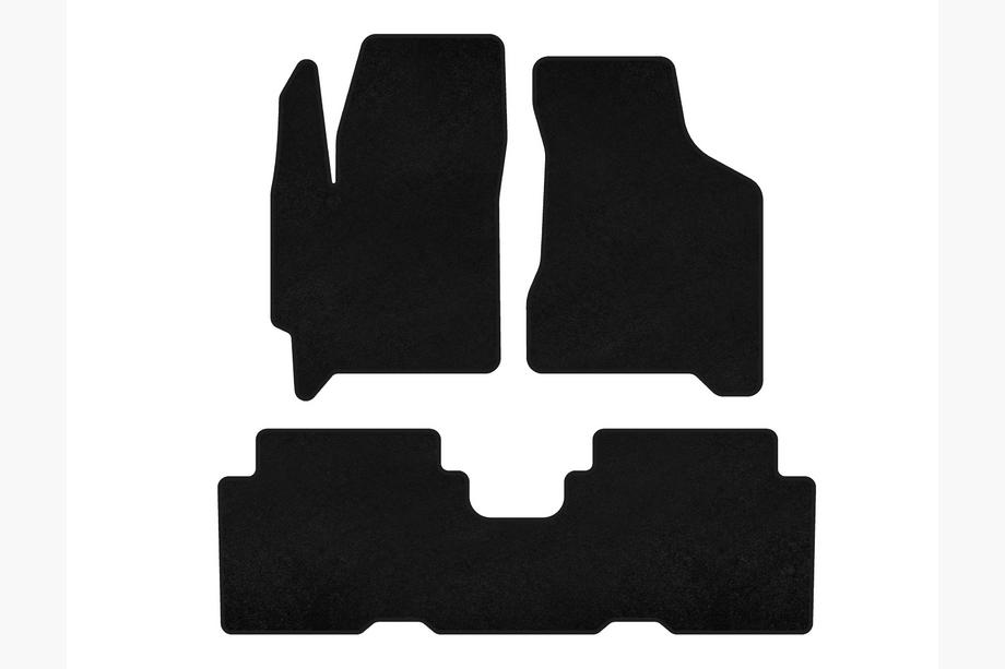 Kia Carens 1999-2012 Textil Fußmatten Classic (Schwarz) Image