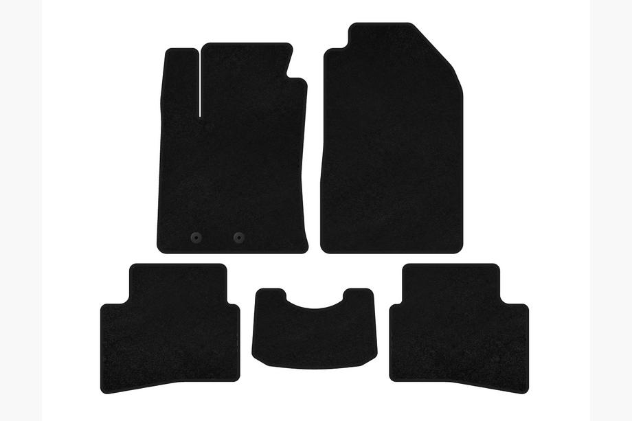 Kia Stonic 2017- Textil Fußmatten Classic (2017-2019, Schwarz) Image