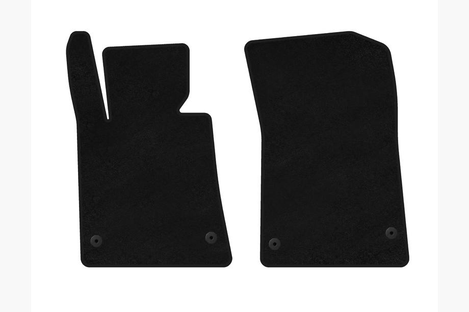 Mercedes SLK R172 2011-2016 Textil Fußmatten Classic (Roadster, Schwarz) Image