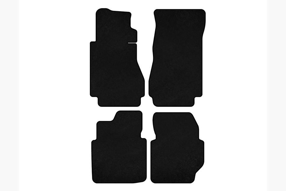 Mercedes W123 1975-1986 Textil Fußmatten Classic (schwarz) Image