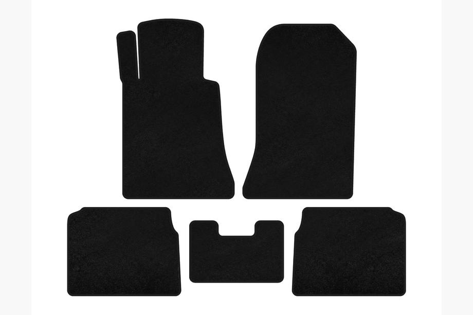 Mercedes E-class W124 1984–1997 Textil-Fußmatten Classic (SD, Schwarz) Image