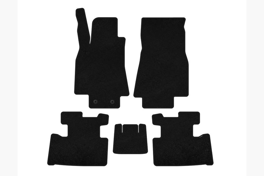 Mercedes A-class W169 2004-2012 Textil Fußmatten Classic (2004-2008, HB, 5-Türer, Schwarz) Image
