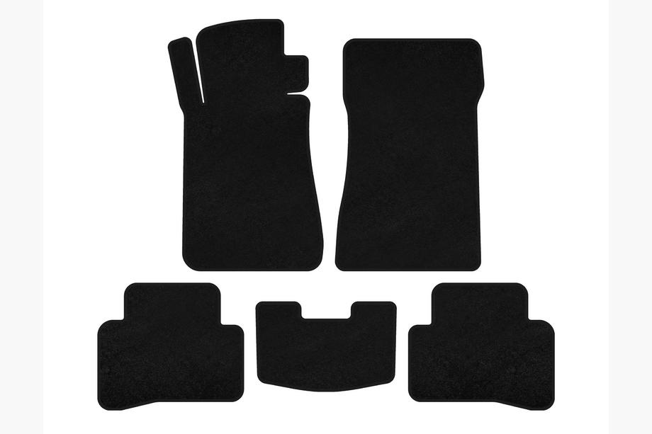 Mercedes C-class W202 1993-2001 Textil-Fußmatten Classic (SD, Schwarz) Image
