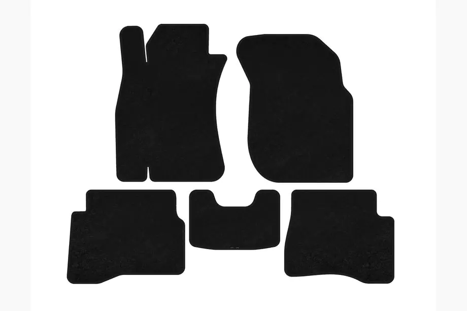 Nissan Almera N16 2000-2006 Textil-Fußmatten Classic (SD, Schwarz) Image