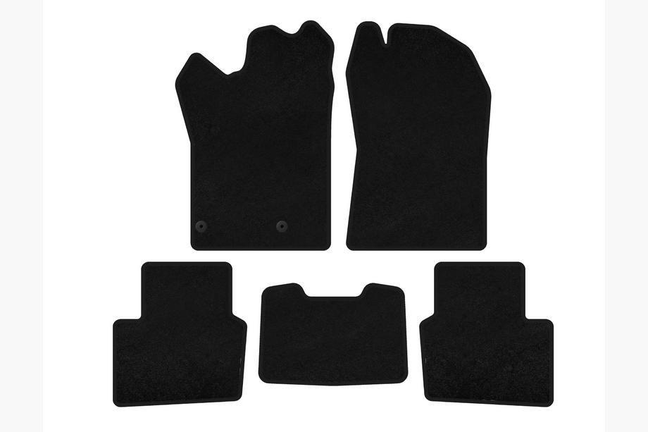 Nissan Qashqai 2021- Textil Fußmatten Classic (Hybrid, Schwarz) Image