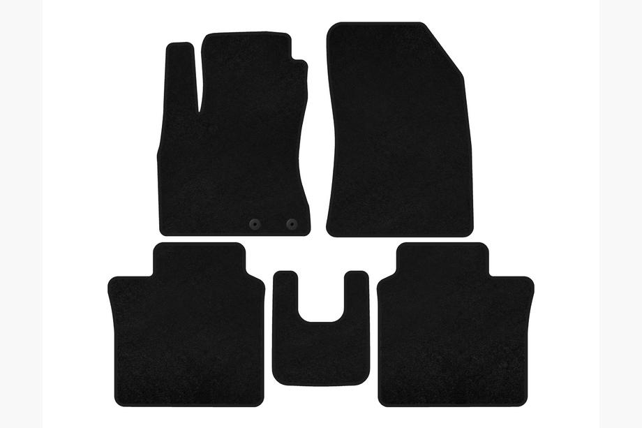 Nissan Note 2012-2020 Textil Fußmatten Classic (HB, Schwarz) Image