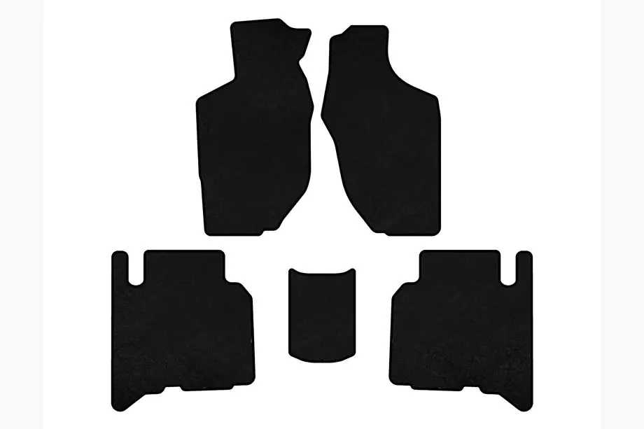 Opel Frontera 1998-2003 Textil Fußmatten Classic (5-türig, Schwarz) Image