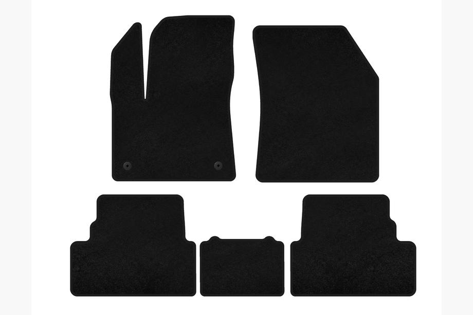 Opel Grandland X 2017- Textil Fußmatten Classic (2017-2021, Schwarz) Image