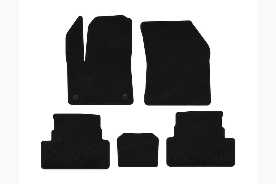 Peugeot 3008 2016-2023 Textil Fußmatten Classic (2016-2020, Schwarz) Image