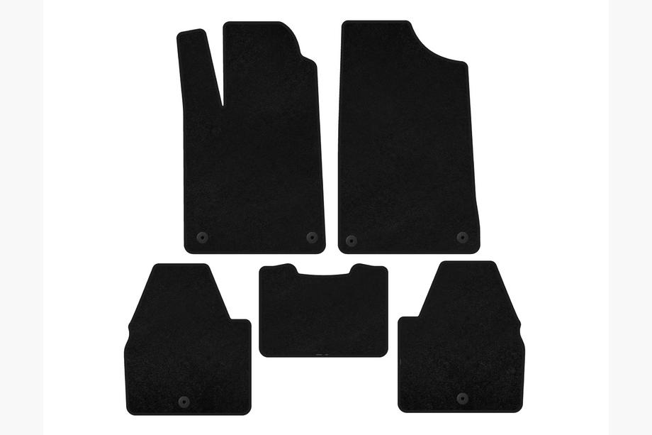Peugeot 607 1999-2010 Textil-Fußmatten Classic (SD, Schwarz) Image
