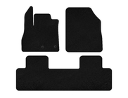 Renault Scenic/Grand 2016–2025 Textil Fußmatten Classic (5-Sitzer, Schwarz) Foto 1