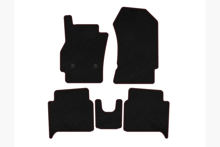 Renault Zoe 2012-2019 Textil Fußmatten Classic (HB, Schwarz) Image