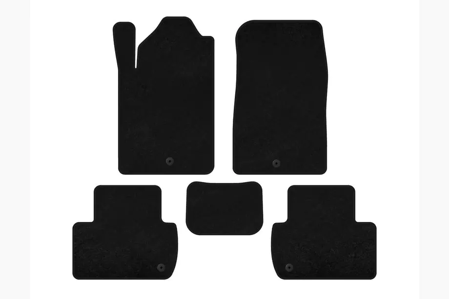 SsangYong Rexton I 2001-2017 Textil Fußmatten Classic (Schwarz) Image