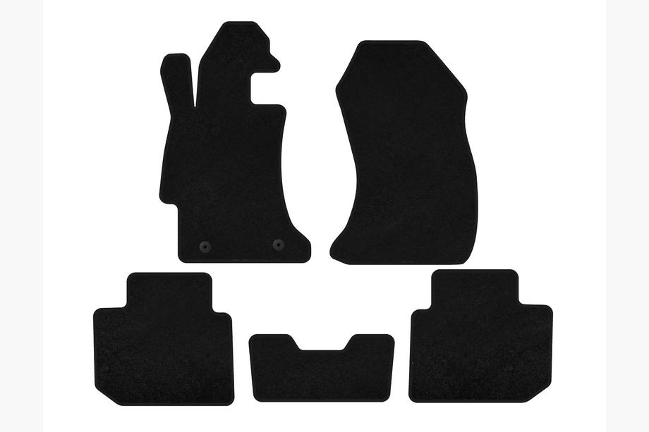 Subaru Impreza 2011-2016 Textil-Fußmatten Classic (SD, Schwarz) Image