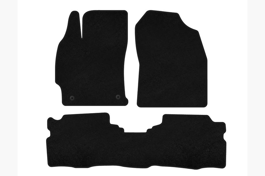 Toyota Prius 2015-2022 Textil Fußmatten Classic (LB, Hybrid, Schwarz) Image