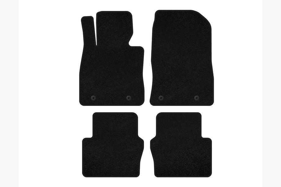 Toyota Yaris 2010-2020 Textil Fußmatten Classic (Elektro, 2017-2020, SD, Schwarz) Image
