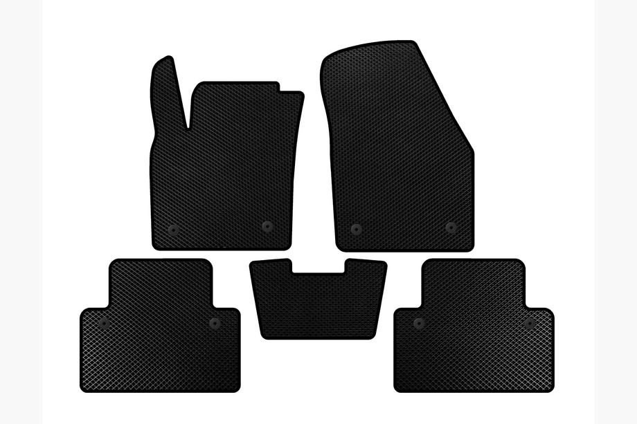 Volvo C30 2006-2012 Textil Fußmatten Classic (HB, 3-Türer, Schwarz) Image