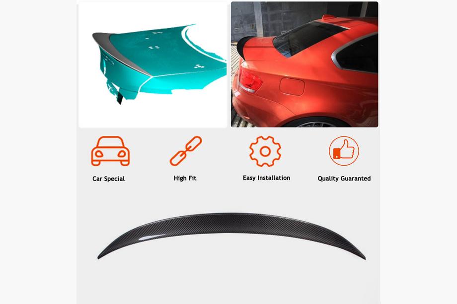 BMW 1 Series E81/E82/E87/E88 2004-2011 Heckspoiler P-Style (für E82, Carbon) Foto 2