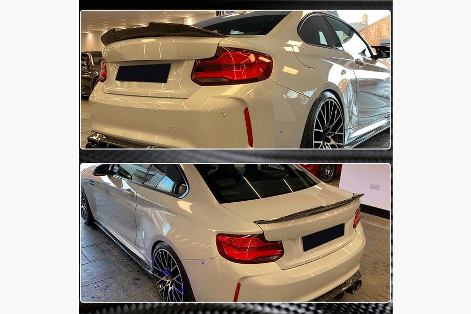 BMW 2 Series F22/F23 2014-2021 PSM-Style V2 Heckspoiler (für F22, Carbon) Foto 5