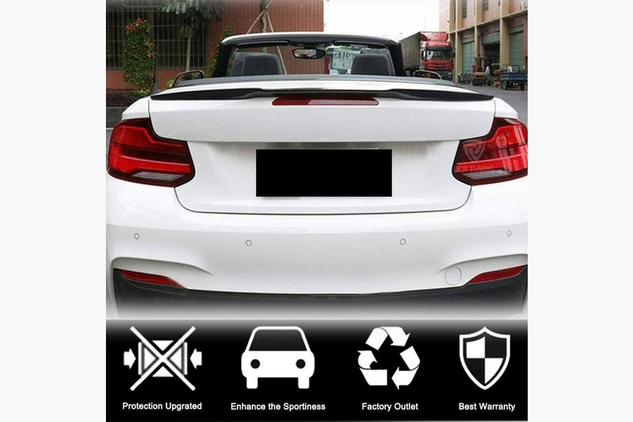 BMW 2 Series F22/F23 2014-2021 Spoiler M4-Style (für F23, Carbon) Foto 2