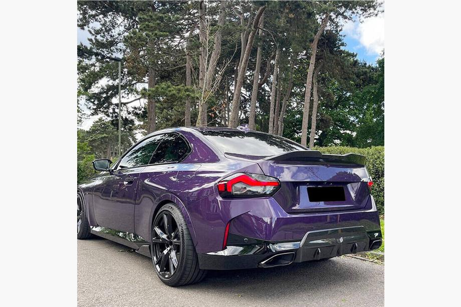 BMW 2 Series G42 2021- Heckspoiler M4-Style V2 (Carbon) Foto 2