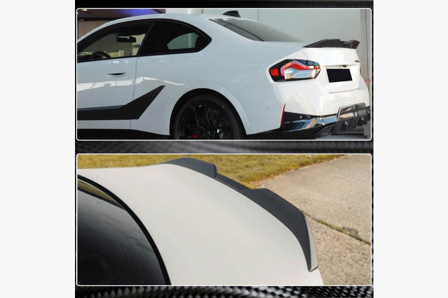BMW 2 Series G42 2021- Spoiler M4-Style V3 (Carbon) Foto 3