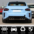 BMW 2 Series G42 2021- Heckspoiler V6 (Schwarz Glanz) Foto 5