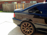 BMW 3 Series E46 1998-2006 Kofferraumdeckel Spoiler Carbon V2 (Coupe) Foto 5
