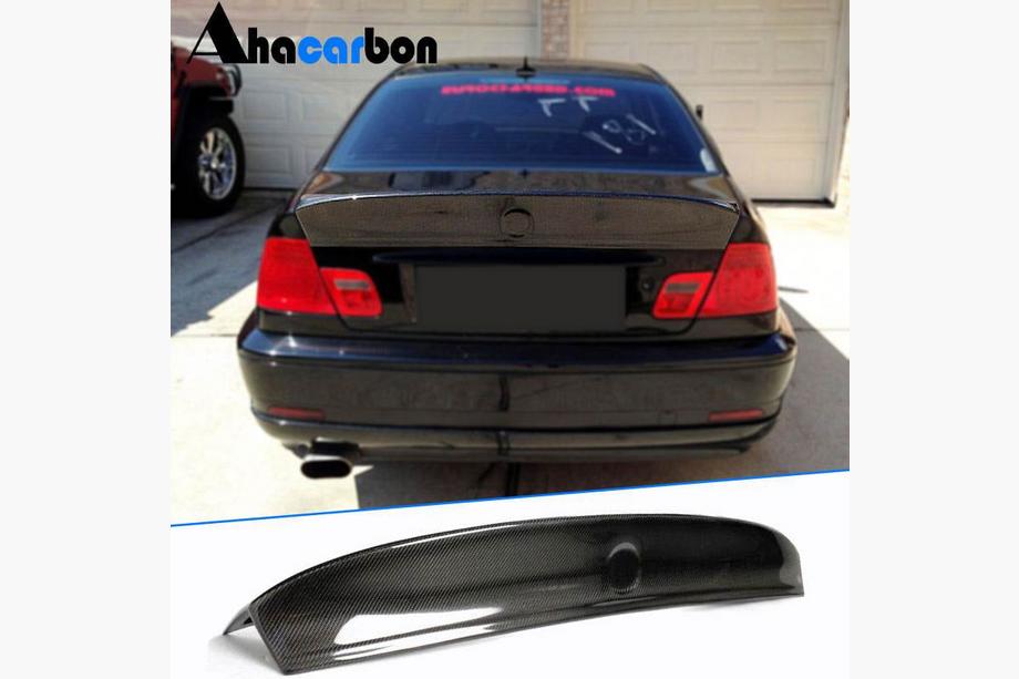 BMW 3 Series E46 1998-2006 Kofferraumdeckel Spoiler Carbon V2 (Coupe) Image