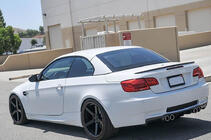 BMW 3 Series E90/E91 2005-2011 Kofferraumdeckel Spoiler Carbon V2 (Cabrio) Foto 3