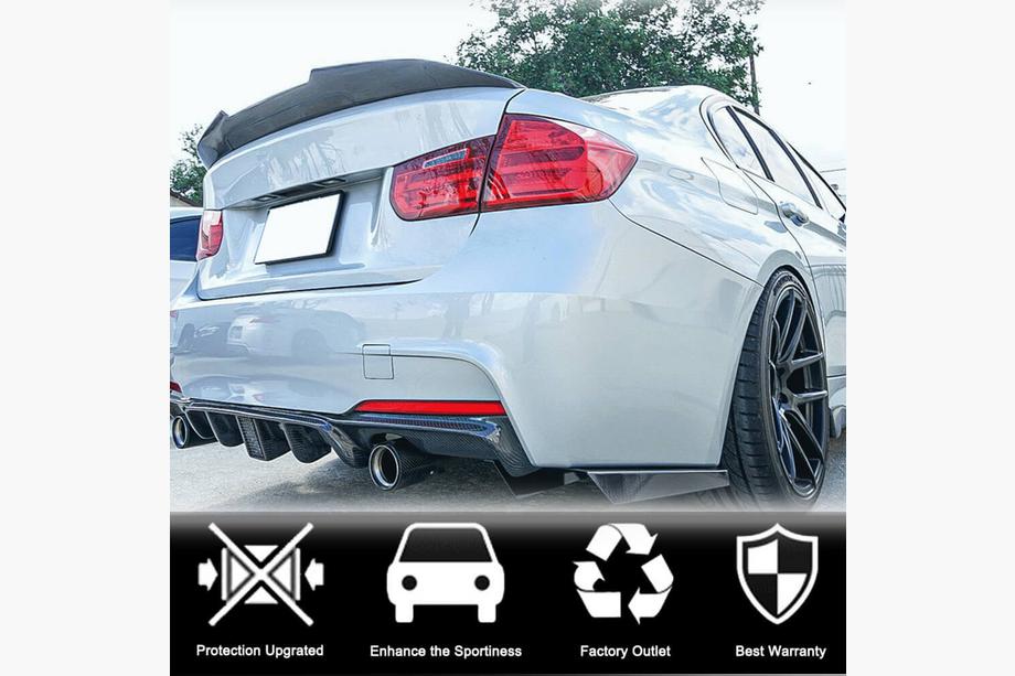 BMW 3 Series F30/F31 2012-2019 Kofferraumdeckel Spoiler FRP (SD) Foto 3