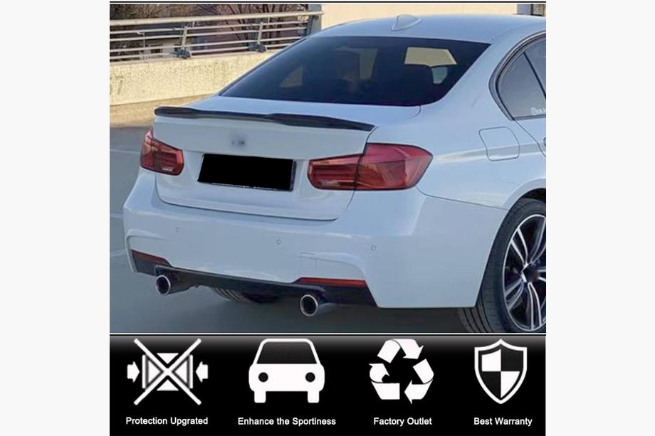 BMW 3 Series F30/F31 2012-2019 PSM-Style V2 Spoiler (für F30/F80, Carbon) Foto 2