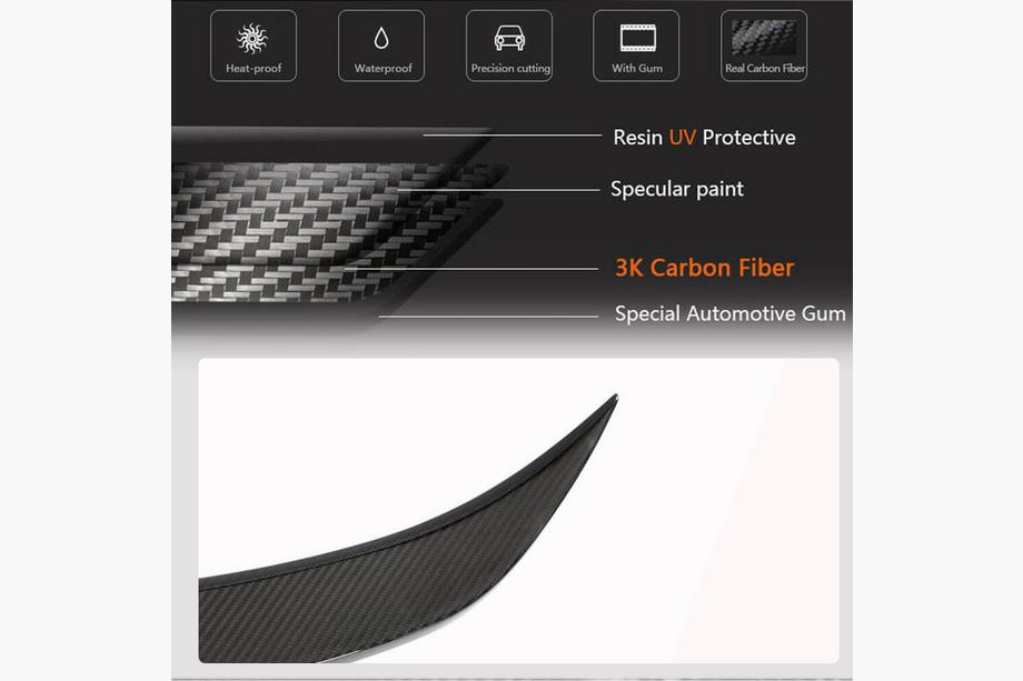 BMW 3 Series F30/F31 2012-2019 PSM-Style V2 Spoiler (für F30/F80, Carbon) Foto 5