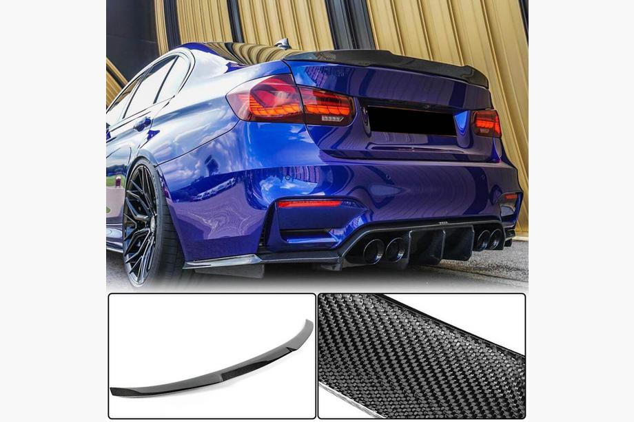 BMW 3 Series F30/F31 2012-2019 Kofferraumdeckel Spoiler FRP V11 (SD) Foto 2